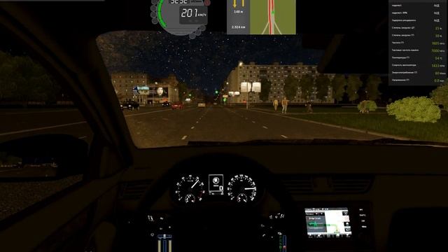 SKODA-STREET-RACE! (city Car Driving) БЕШЕНЫЕ ШАШКИ НА ШКОДЕ!