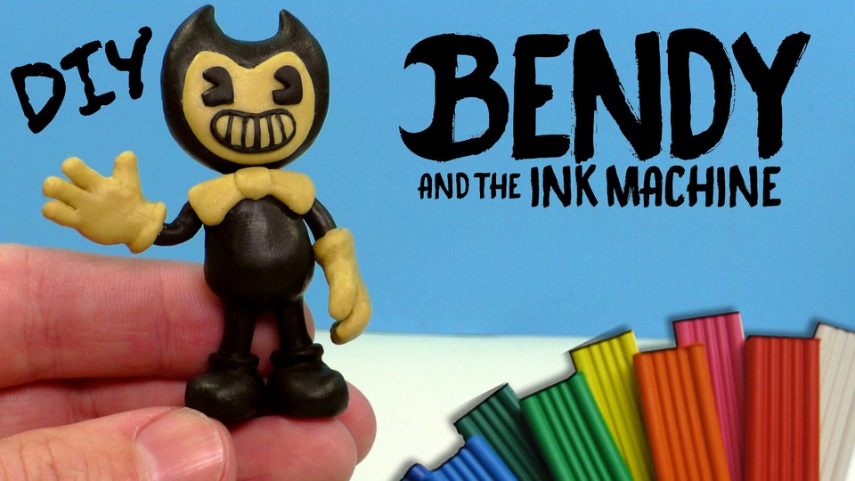 ЛЕПИМ БЕНДИ ИЗ ИГРЫ БЕНДИ И ЧЕРНИЛЬНАЯ МАШИНА | Видео Лепка смотреть онлайн
