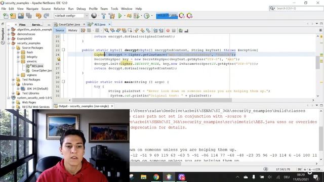 AES - Advanced Encryption Standard (JAVA) - Simple usage смотреть онлайн
