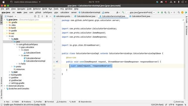 IMPLEMENTANDO UMA CALCULADORA - RPC UNARY API - gRPC Java смотреть онлайн