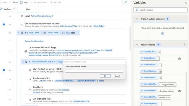 Write to Google Sheets API using OAuth 2.0 Power Automate for Desktop смотреть онлайн