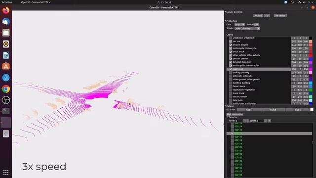 Analyzing the SemanticKITTI dataset with Open3D-ML смотреть онлайн