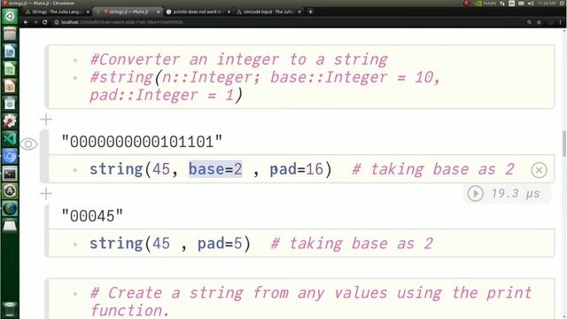 Julia #07 : Julia Variables - String and Char смотреть онлайн