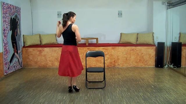 Tango Argentino Frauentechnik mit Sonja Armisén4 /Drehung, Giro смотреть онлайн