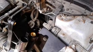 мазда 6 замена тройника в торце ГБЦ