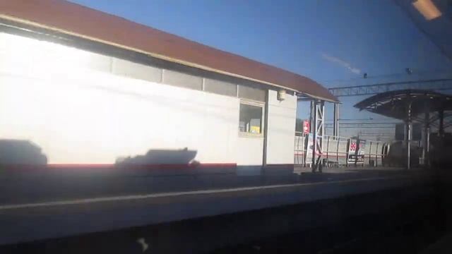 Поезд Ласточка ЭС1-001 Нижний Новгород-Москва 14.07.2014 Станция Орехово-Зуево