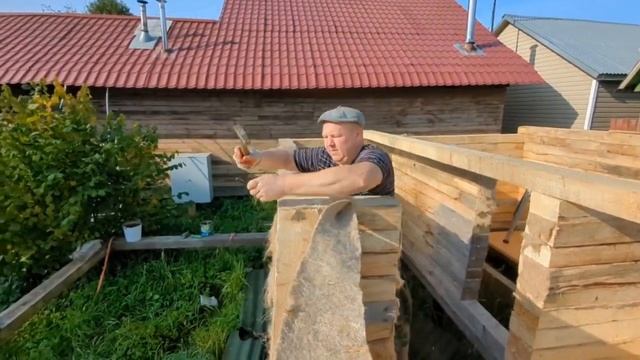 СТРОИМ БАНЮ/НАСТОЯЩИЙ DIY/ПОСЛЕДНИЕ ТЕПЛЫЕ ДЕНЬКИ смотреть онлайн