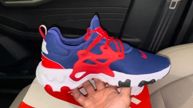 Nike React Presto USA running shoes смотреть онлайн