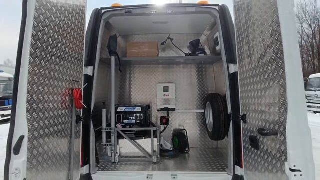 Передвижная экологическая лаборатория на шасси ГАЗ A31R33 смотреть онлайн