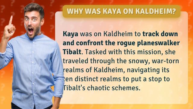 Why was Kaya on Kaldheim? смотреть онлайн