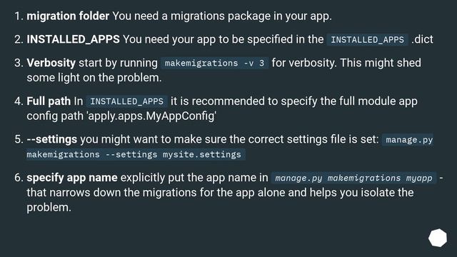 Django - Makemigrations - No Changes Detected