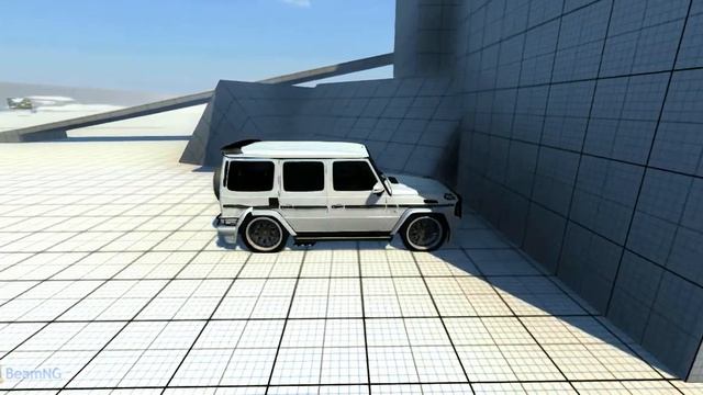 Краш-тест Mersedes-Benz "Гелик" в BeamNG Drive смотреть онлайн