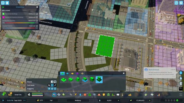 Cities Skylines 2 - Modburg - Using Anarchy, Developer Mode, & Detailing