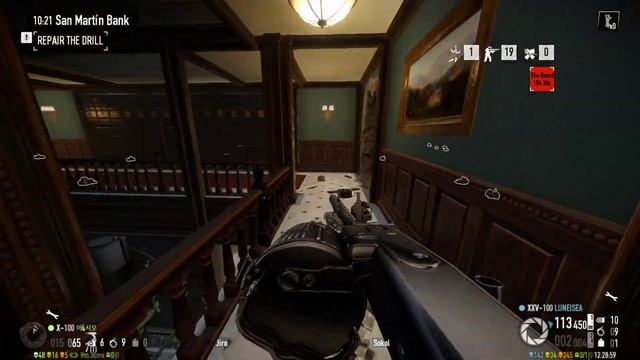 PAYDAY 2 : San Martin Bank Heist One down Loud смотреть онлайн