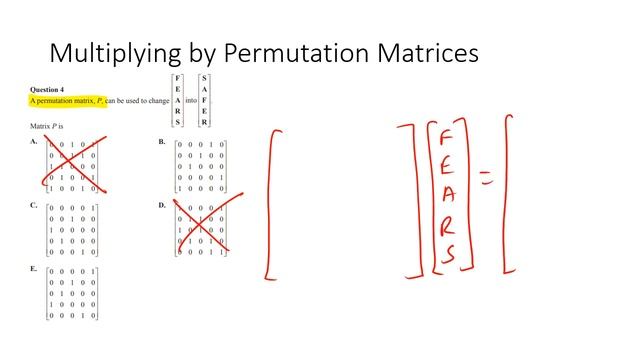 Matrices - Identity & Permutations смотреть онлайн
