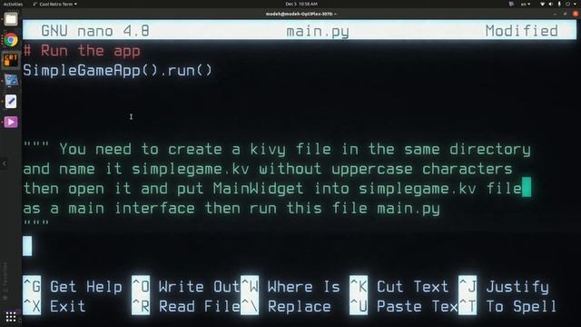 Python Simple Game init the project смотреть онлайн