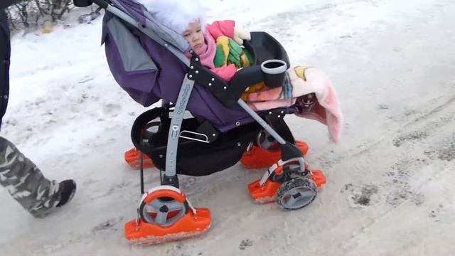 wózek sanki sankowózek nakładki koła смотреть онлайн