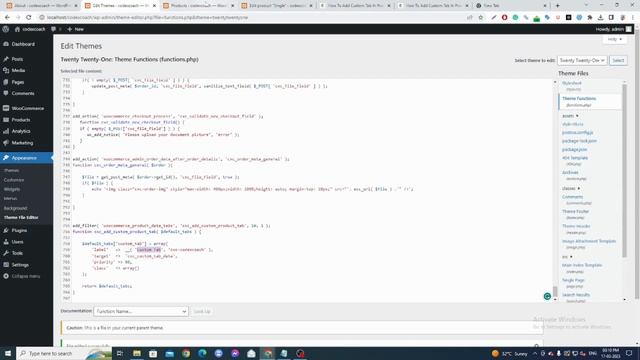 How to add custom tab in product page in woocommerce | Woocommerce Tutorial | Without plugin смотреть онлайн