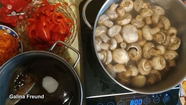 Шампиньоны маринованные быстрого приготовления