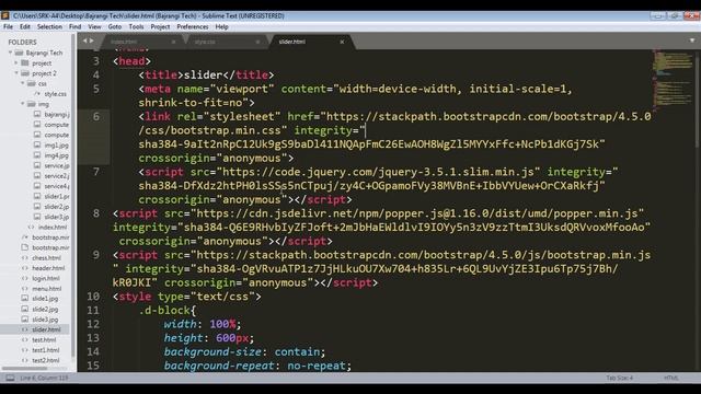 Create header and footer using html css with bootstrap in hindi part 3 смотреть онлайн