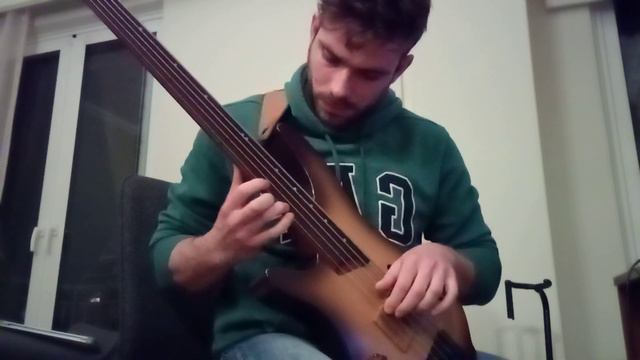 Donna lee fretless bass studying Ibanez SRH505F смотреть онлайн
