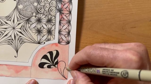 Zentangle Project Pack No. 23 - Day 6 смотреть онлайн
