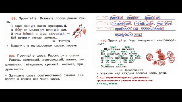 ГДЗ рабочая тетрадь Страница. 74 по русскому языку 4 класс Часть 2 Канакина смотреть онлайн