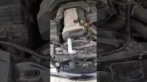 Замена датчика прогрева двигателя Мерседес W140, двигатель М104
