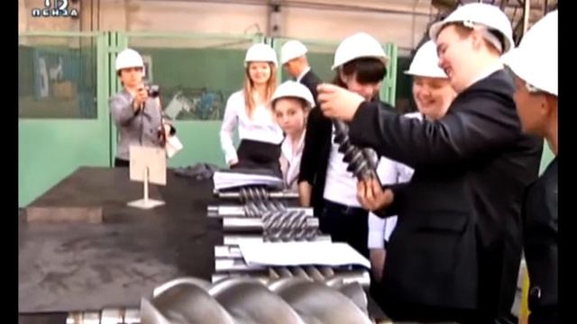 Школьники на заводе ОАО Пензкомпрессормаш смотреть онлайн