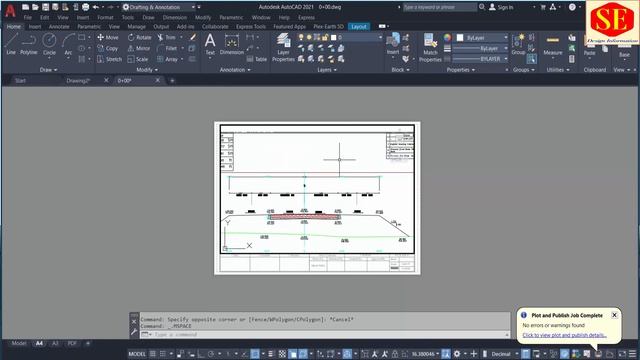How to Print Cross Sections & Page Setup in Autocad. A4.A3 PDF |Multiple Print in One Paper Sheet| смотреть онлайн