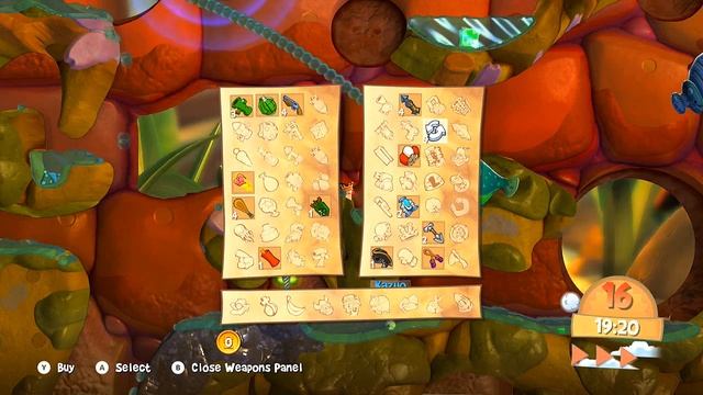 Worms Battlegrounds Story Mission 20 Walkthrough: Fugu Fountain смотреть онлайн