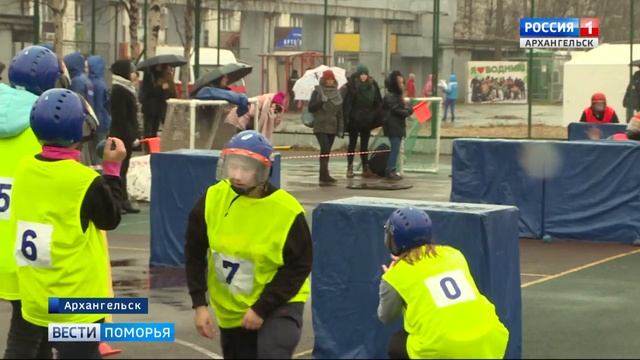 На стадионе «Труд» в Архангельске — огонь Универсиады смотреть онлайн