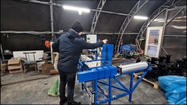 Установка для сена и опилок SNP-1(пневмо) смотреть онлайн