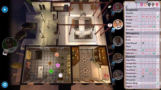 Clue/Cluedo: The Classic Mystery Game, Green Game (Murder Express) смотреть онлайн