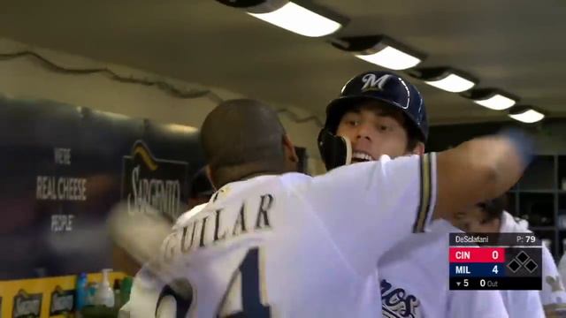 Yelich hits for cycle in Brewers' 8-0 win: 9/17/18 смотреть онлайн