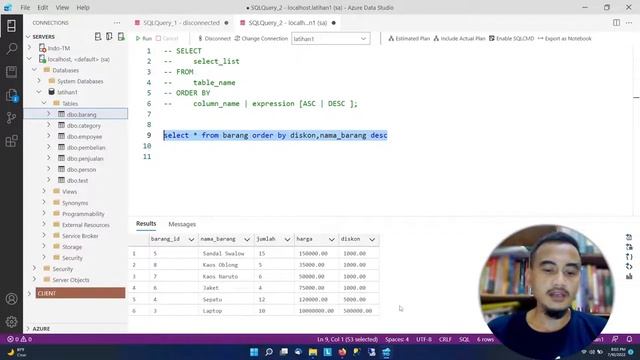 SQL SERVER DML TUTORIALS #02 ORDER BY смотреть онлайн