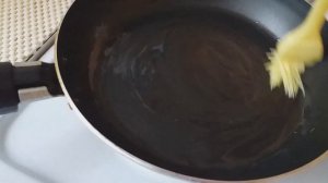Заливной пирог с луком и яйцом?☕ на сковороде