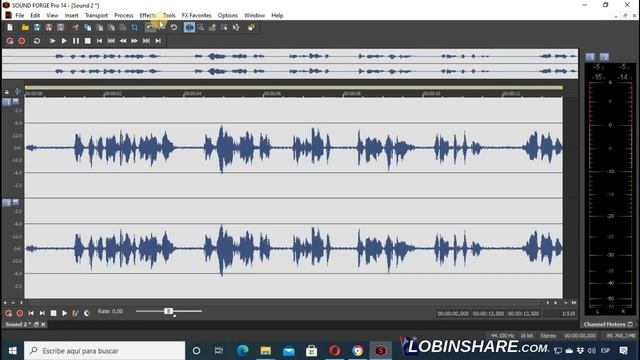 Sound Forge Pro 14: Reducción de ruido. Quitar la estática del fondo del audio. Tutorial 03 español смотреть онлайн