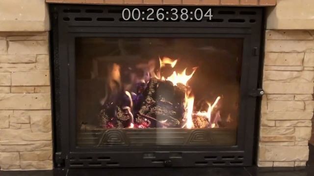 Как горят топливные брикеты RUF (хвоя)