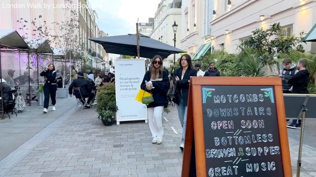 ?? Ultimate Wealthy London Walk around Knightsbridge, Belgravia after Harrods closed on Sunday 4K смотреть онлайн