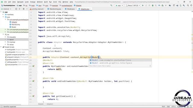 Implementing Recycler View in android || YouTube Player API #3 смотреть онлайн