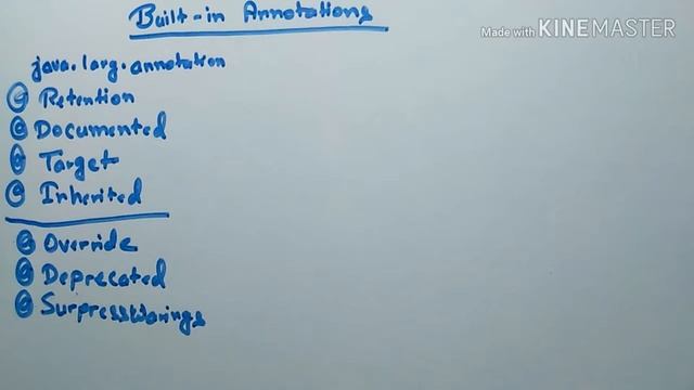 Built-in-Annotations in Java part 1 смотреть онлайн