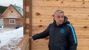 Монтаж пристроя из бруса к дому 9’6