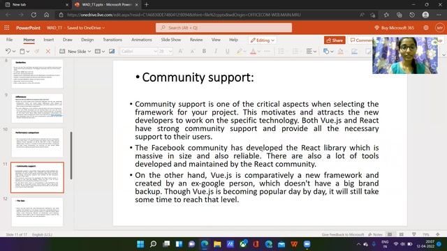Comparative Study Of Some Applications Made In The Vue.js And React.js Frameworks
