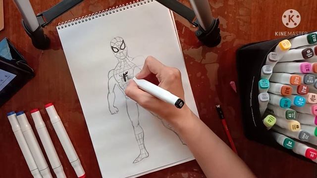 Рисуем #Человека Паука/#Spiderman смотреть онлайн