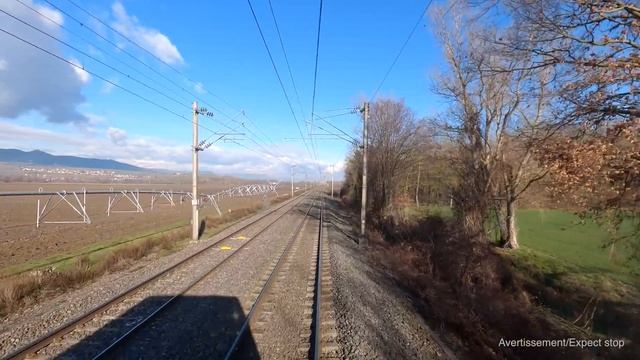 ★ 4K ?? Basel - ?? Strasbourg Cab Ride [01.2023] Führerstandsmitfahrt Im Elsass