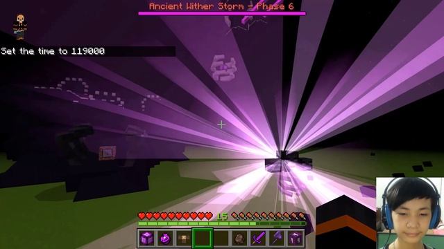 57's Wither Storm VS Ancient Wither Storm[MCPE-MCBE]Wither Storm In Minecraft,EnderFoxBoy MC?!!!