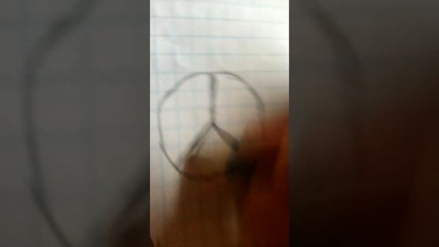 как нарисовать лаготип Мерседес и И кстати это это первое видео на моём канале смотреть онлайн