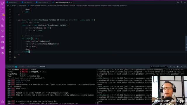 Part 2. Zeebe Node client: Adding onReady() and onConnectionError() смотреть онлайн