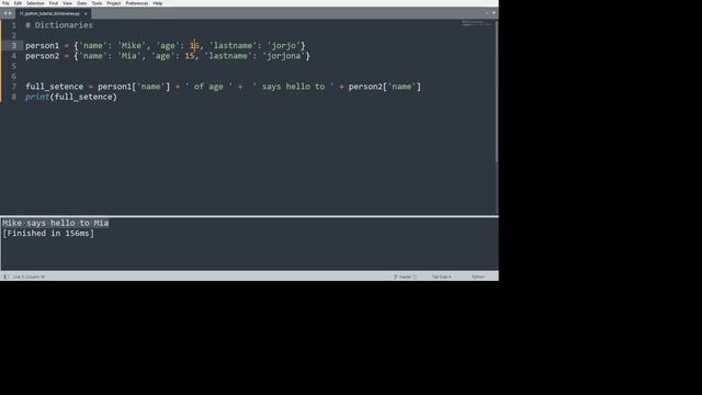 Python Tutorial #11 || Dictionaries смотреть онлайн
